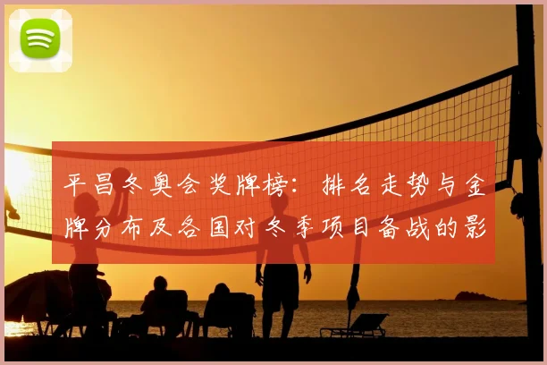 平昌冬奥会奖牌榜：排名走势与金牌分布及各国对冬季项目备战的影响